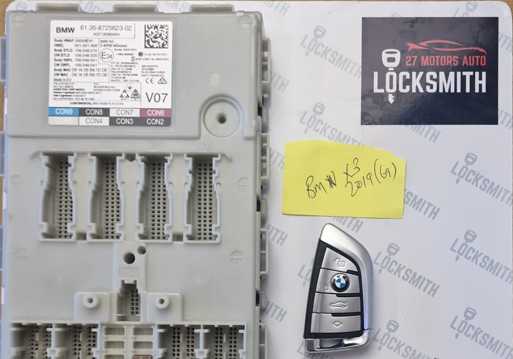 BWM cark key replacement with new BMW car key done by 27 Motors Auto Locksmith based in Sutton Coldfield, West Midlands